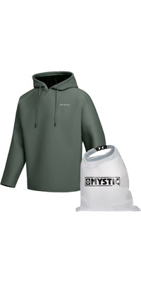 2024 Mystic Haze 2mm Neoprene Hoodie & Drybag Bundle 35017.230340 - Dark Olive